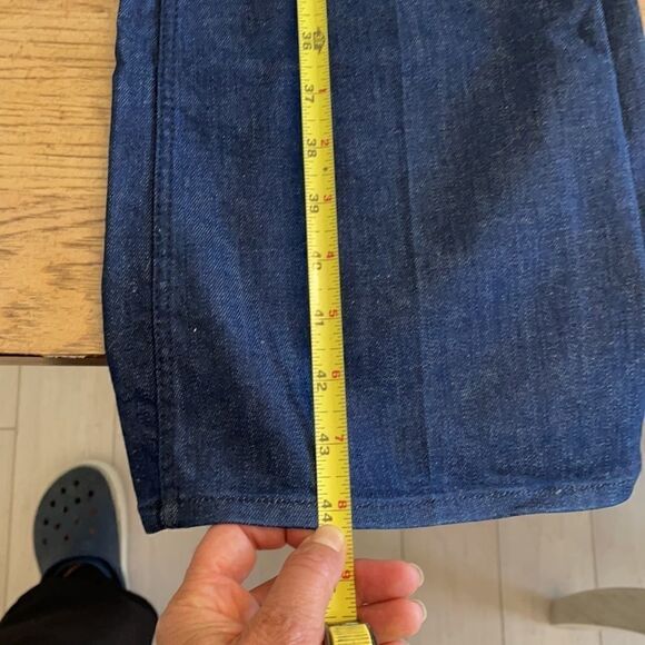 CHARLES PORTER DARK BLUE FLARE BOTTOMS BUN… - Picture 6 of 12
